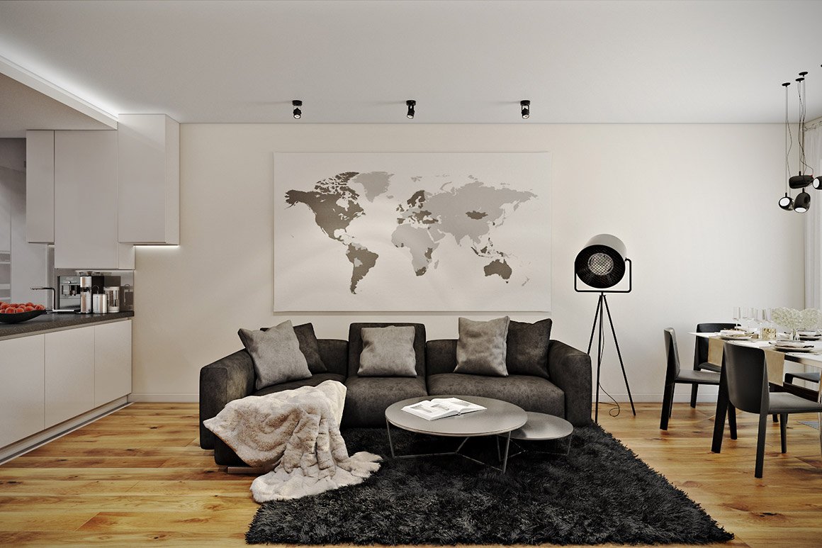 Картины для интерьера гостиной Минимализм