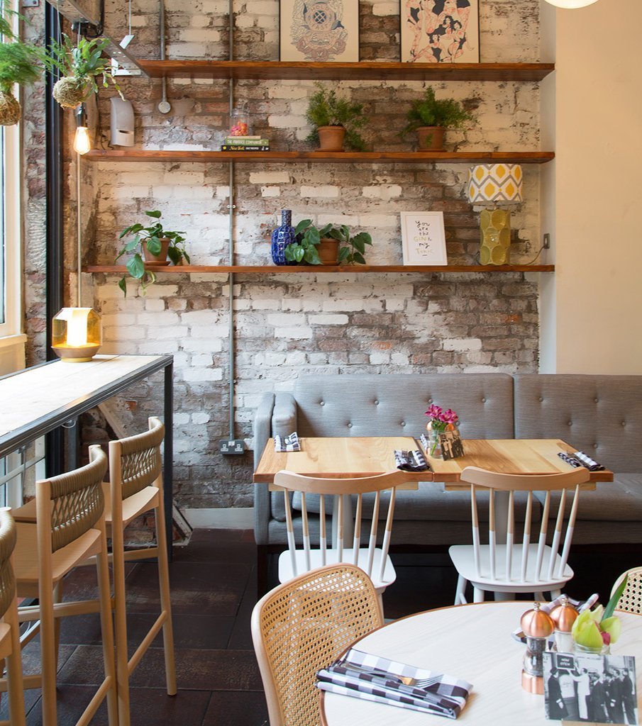 Маленькая кухня в стиле кафе