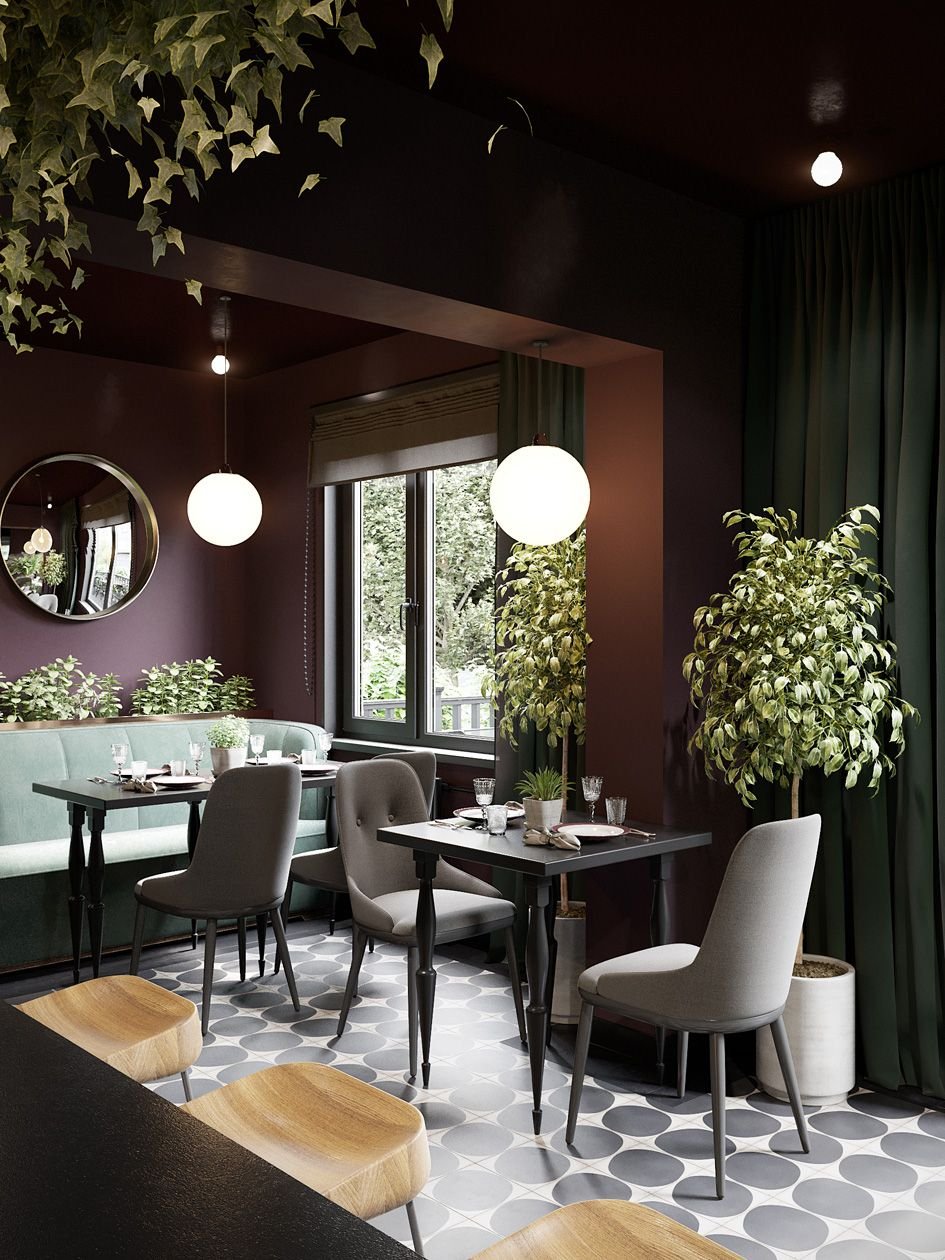 Интерьер кофейни