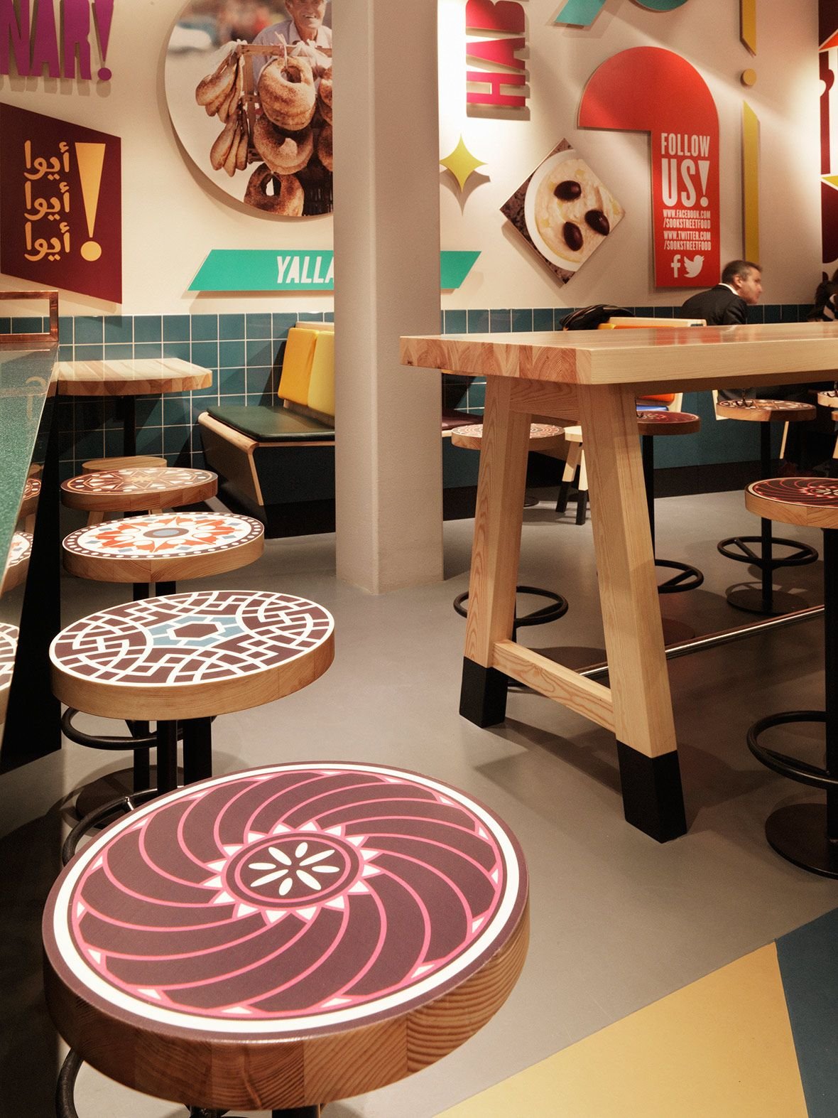 Интерьер для кафе фаст фуда