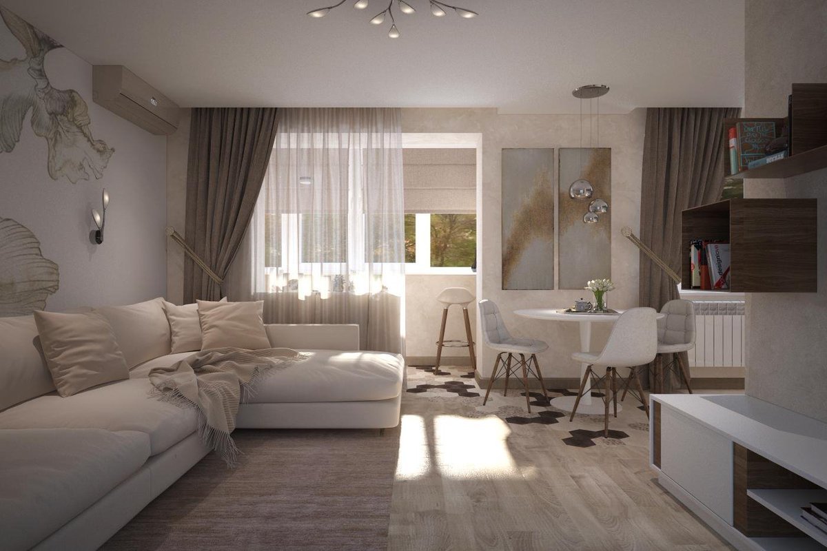 Современный стиль евродвушки