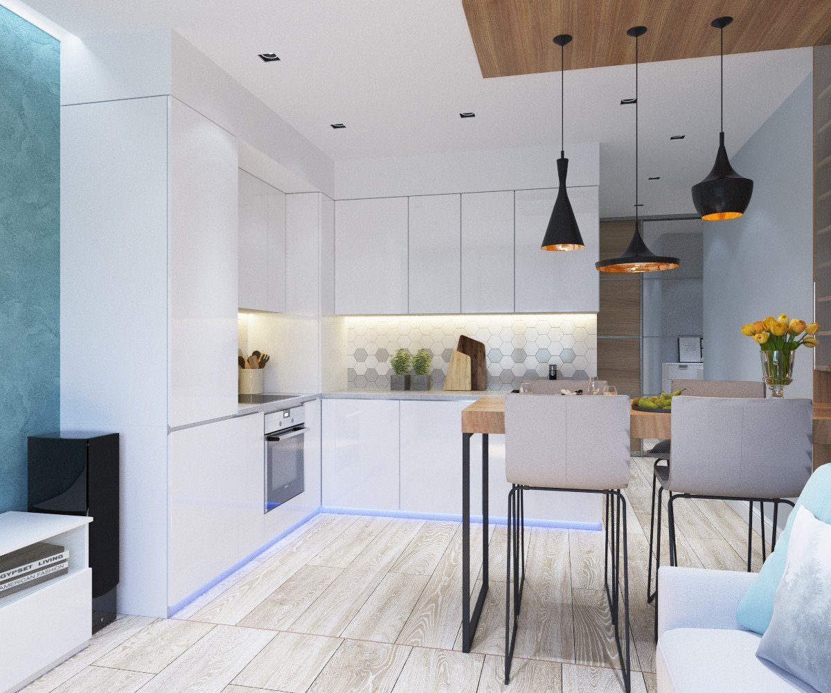 Евродвушка в скандинавском стиле