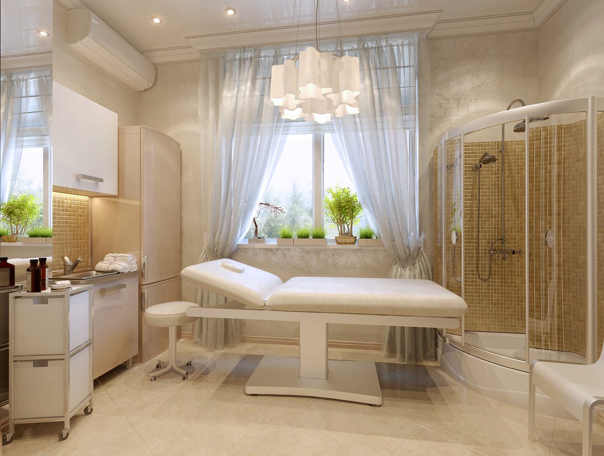 Интерьер массажного кабинета