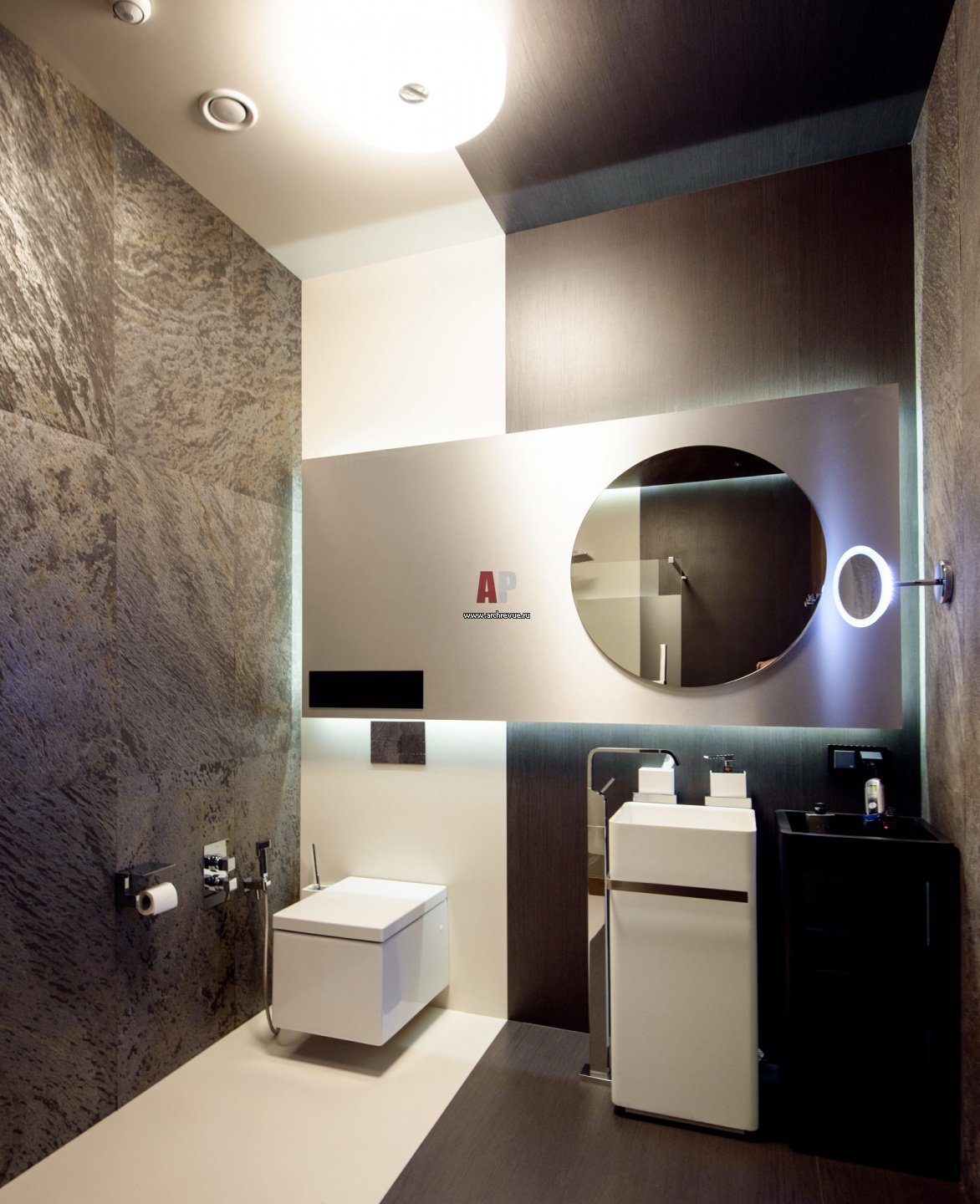 Современная туалетная комната