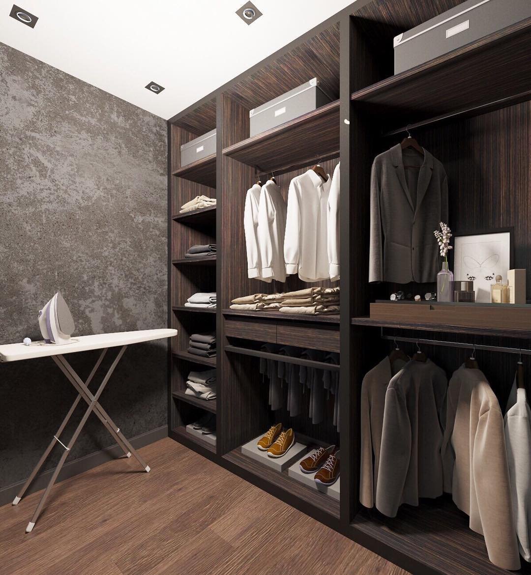 Интерьер гардеробной