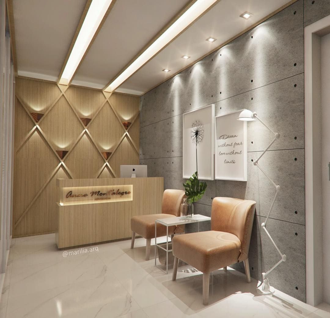 Интерьер стоматологии ресепшн