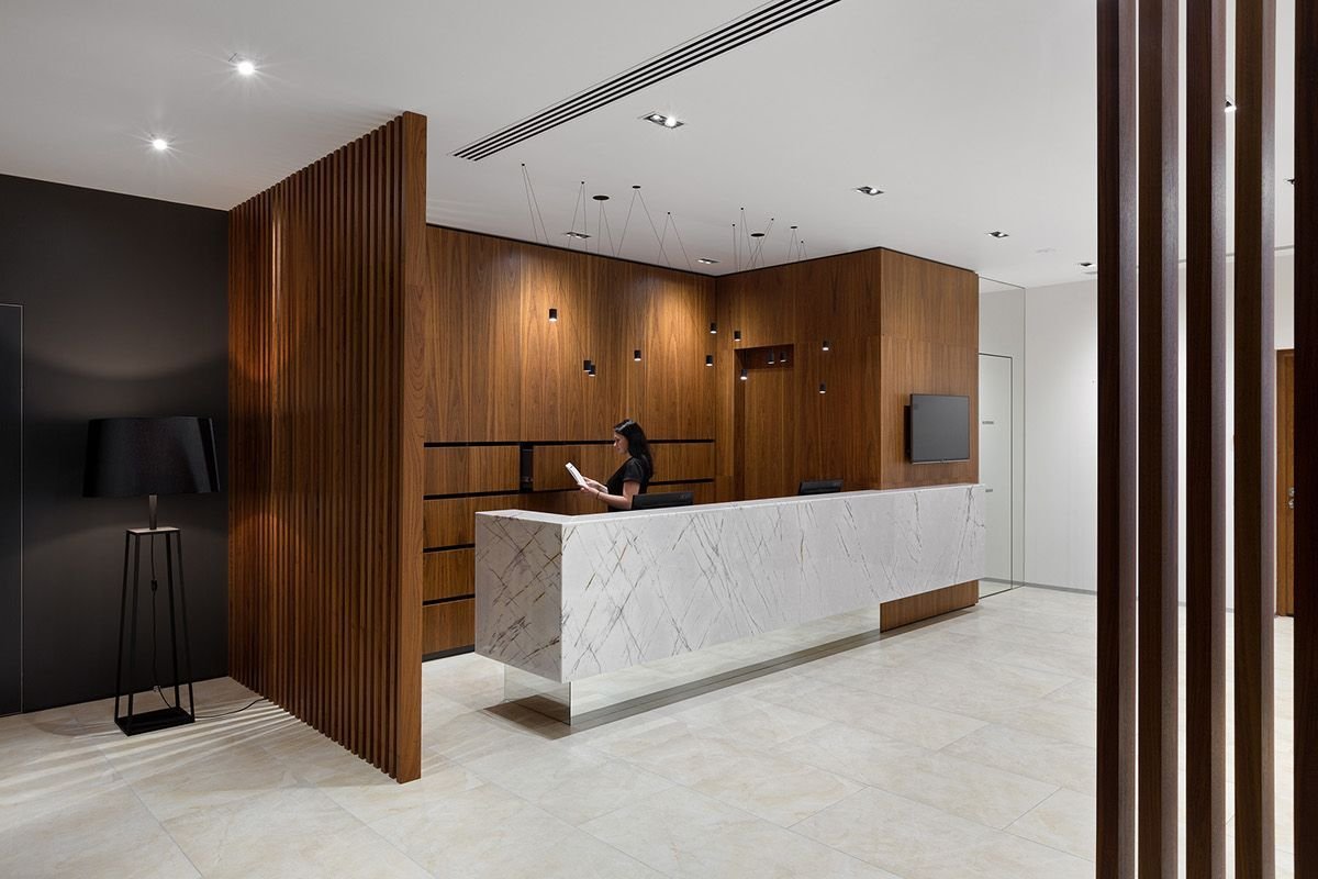 Ресепшен интерьер