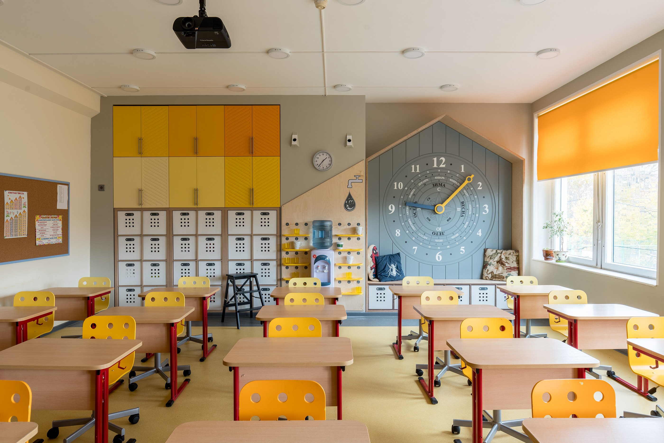 Дизайн кабинетов начальных классов (81 фото)