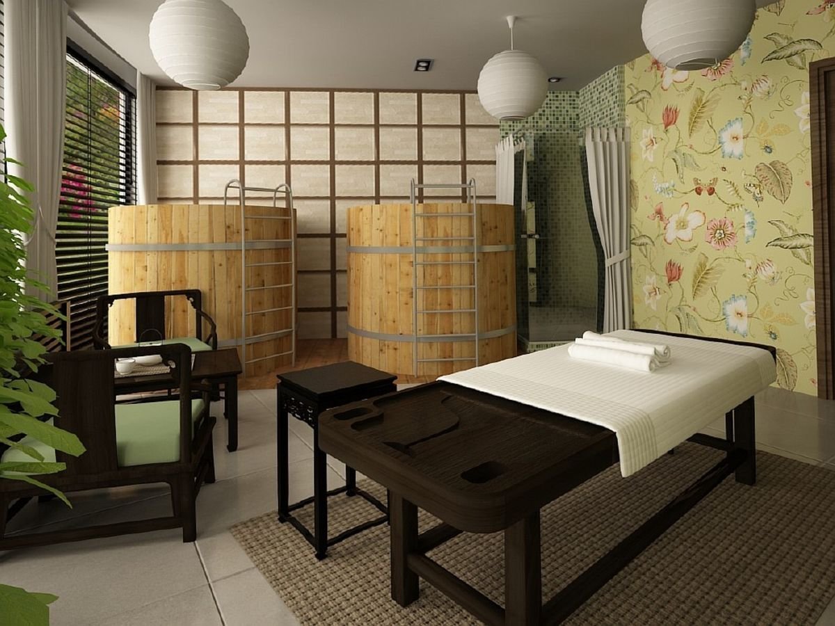 Интерьер массажного кабинета