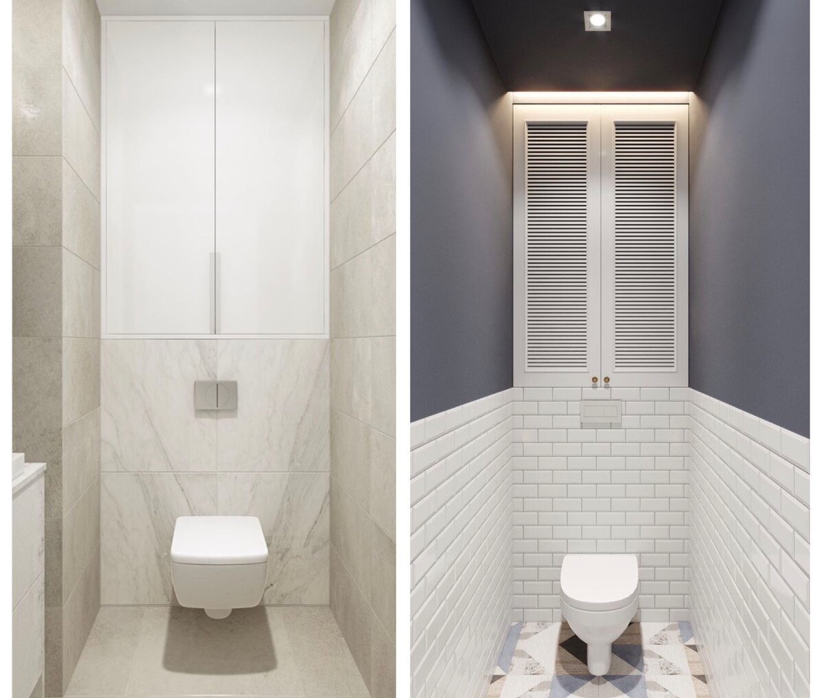 Туалетная комната с инсталляцией