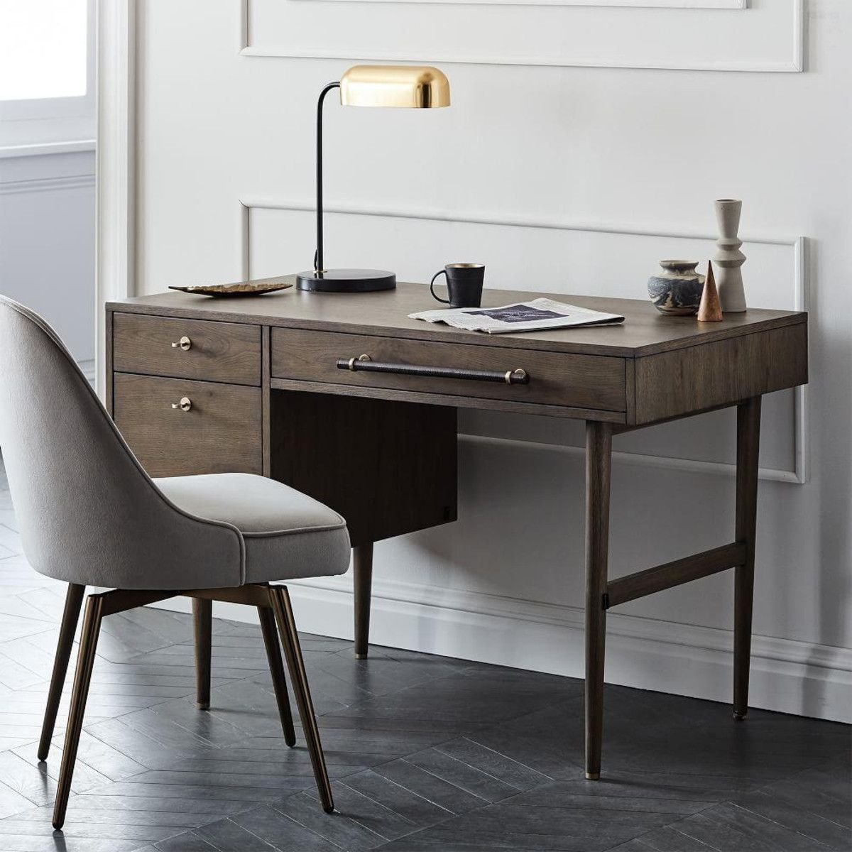 West Elm Mid-Century Swivel Office Chair