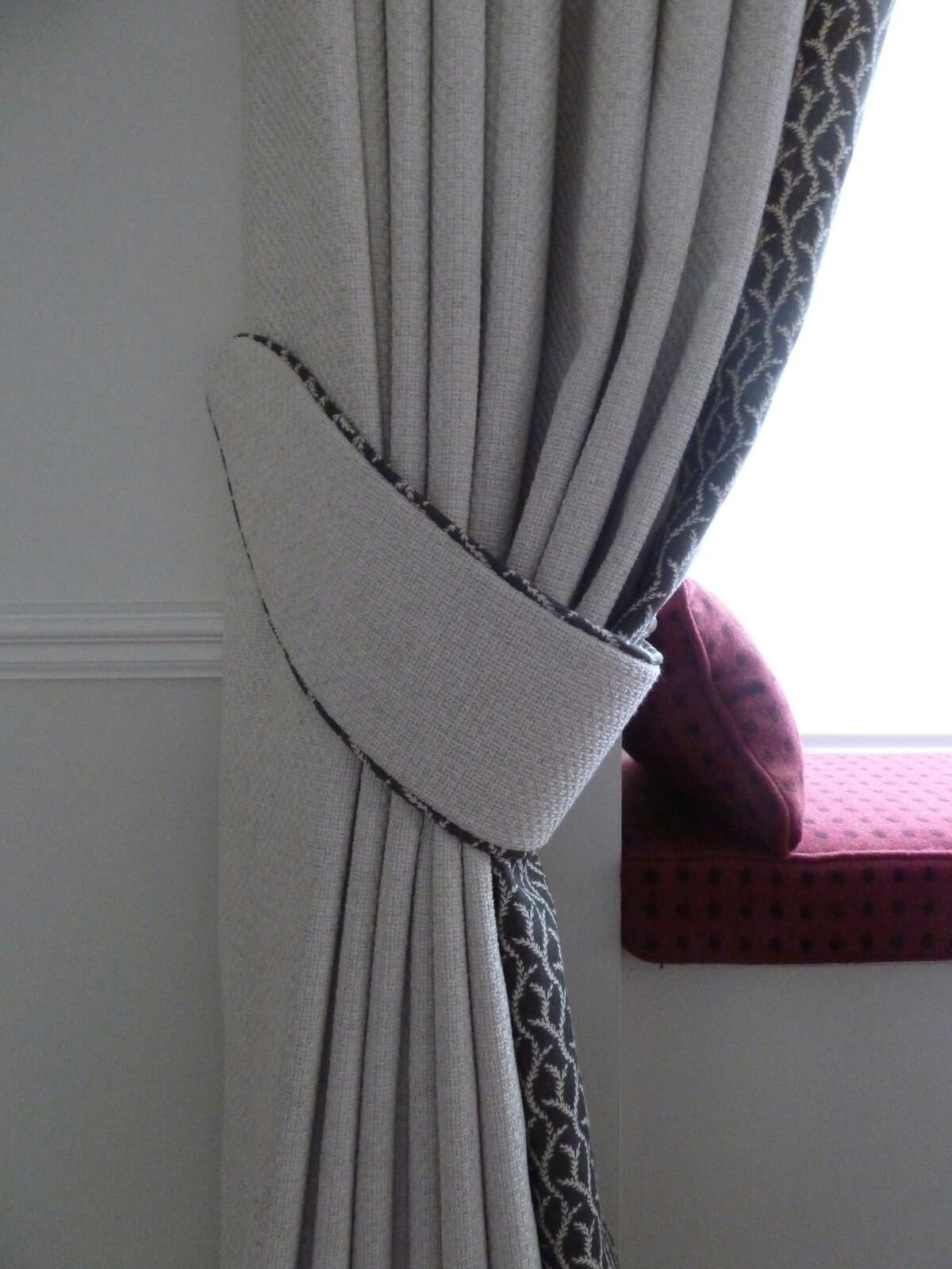 Прихваты для штор из ткани