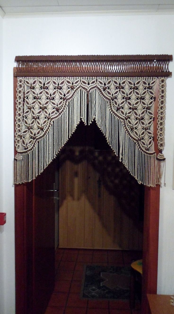 Ламбрекен макраме