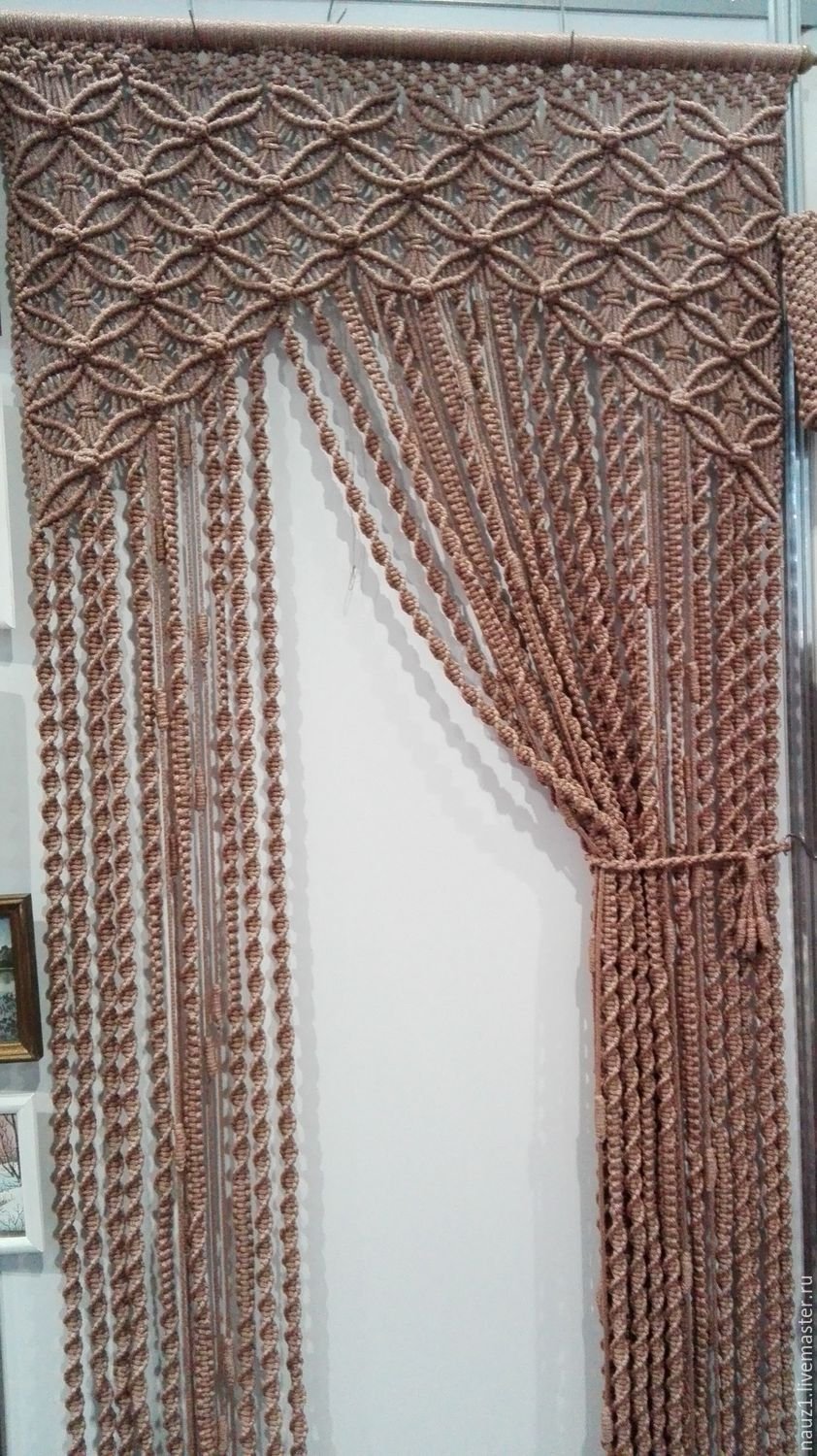 Шторы из макраме