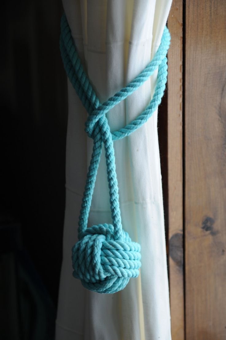 Макраме подвязка для штор