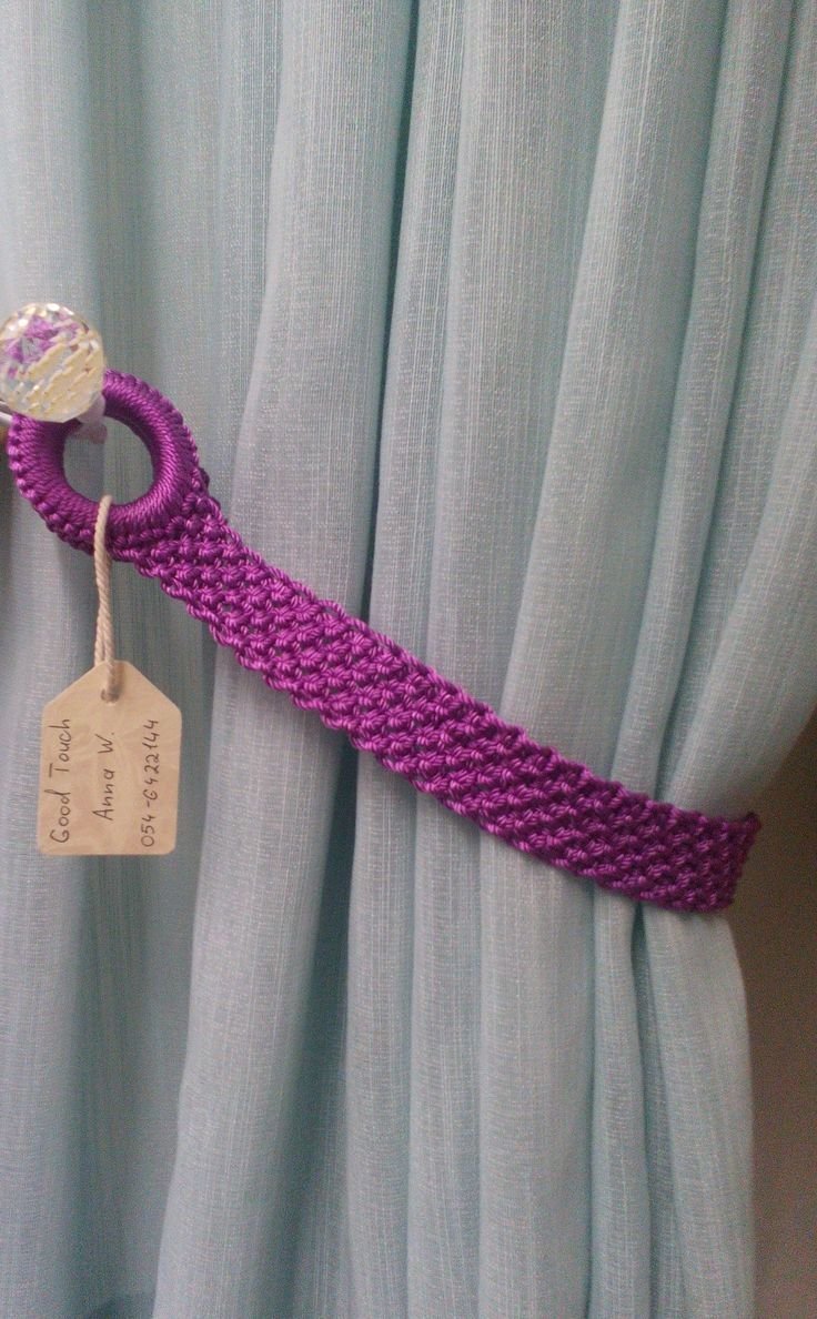 Держатели для штор макраме