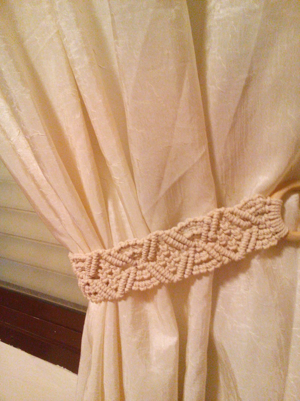 Держатели для штор макраме