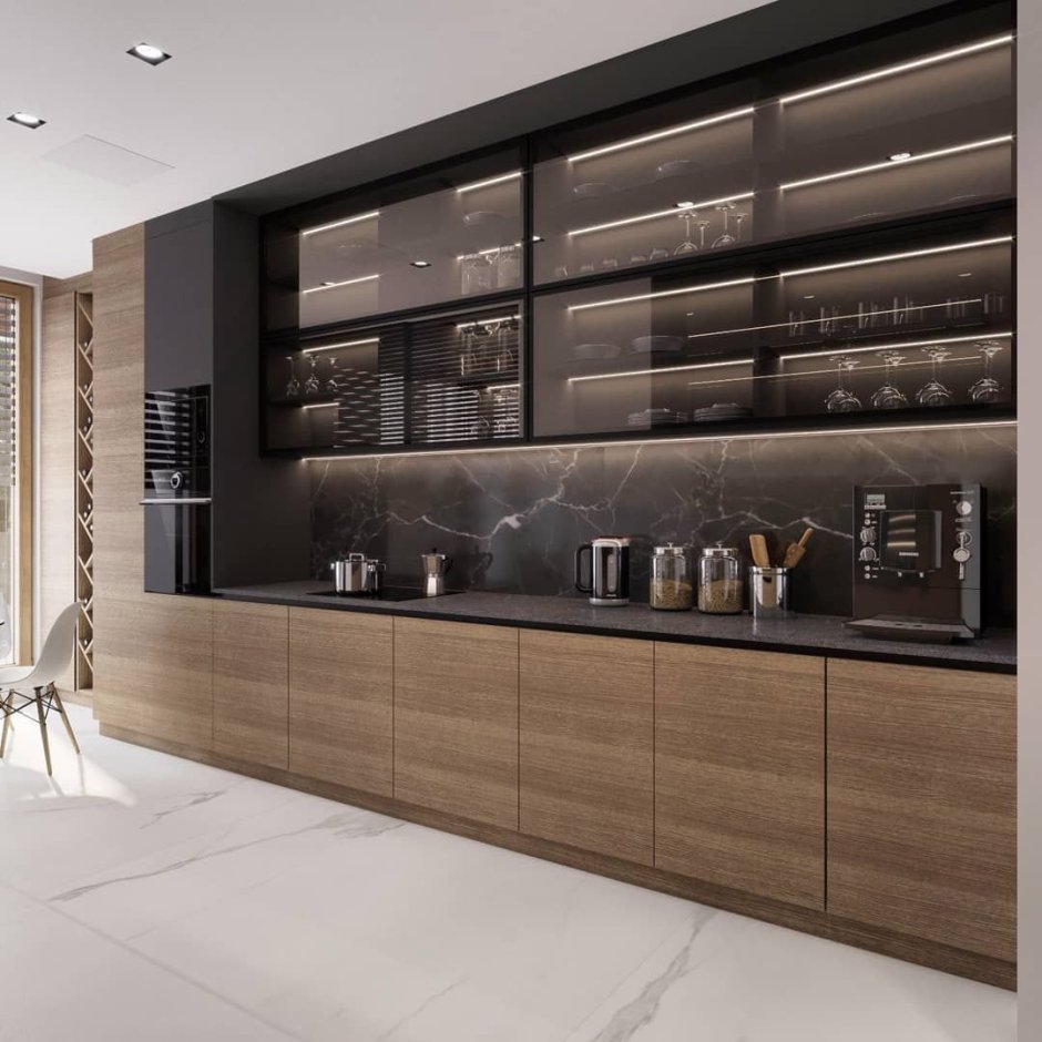 Кухни Scavolini фасад дерево