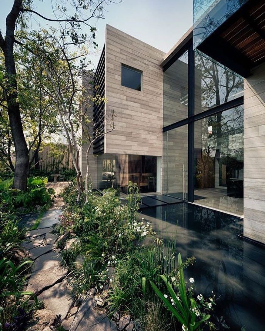 Отделка фасада в японском стиле