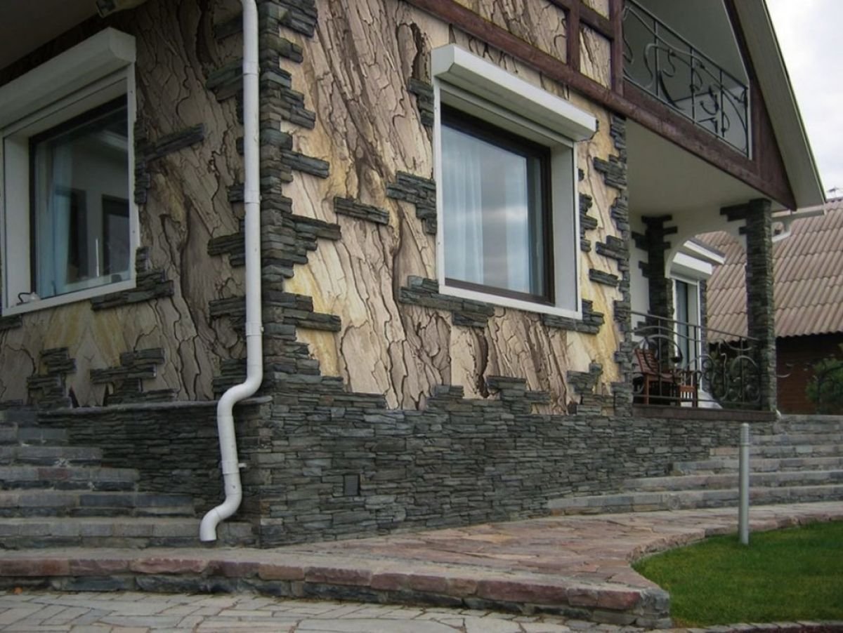 Гибкий камень для фасада