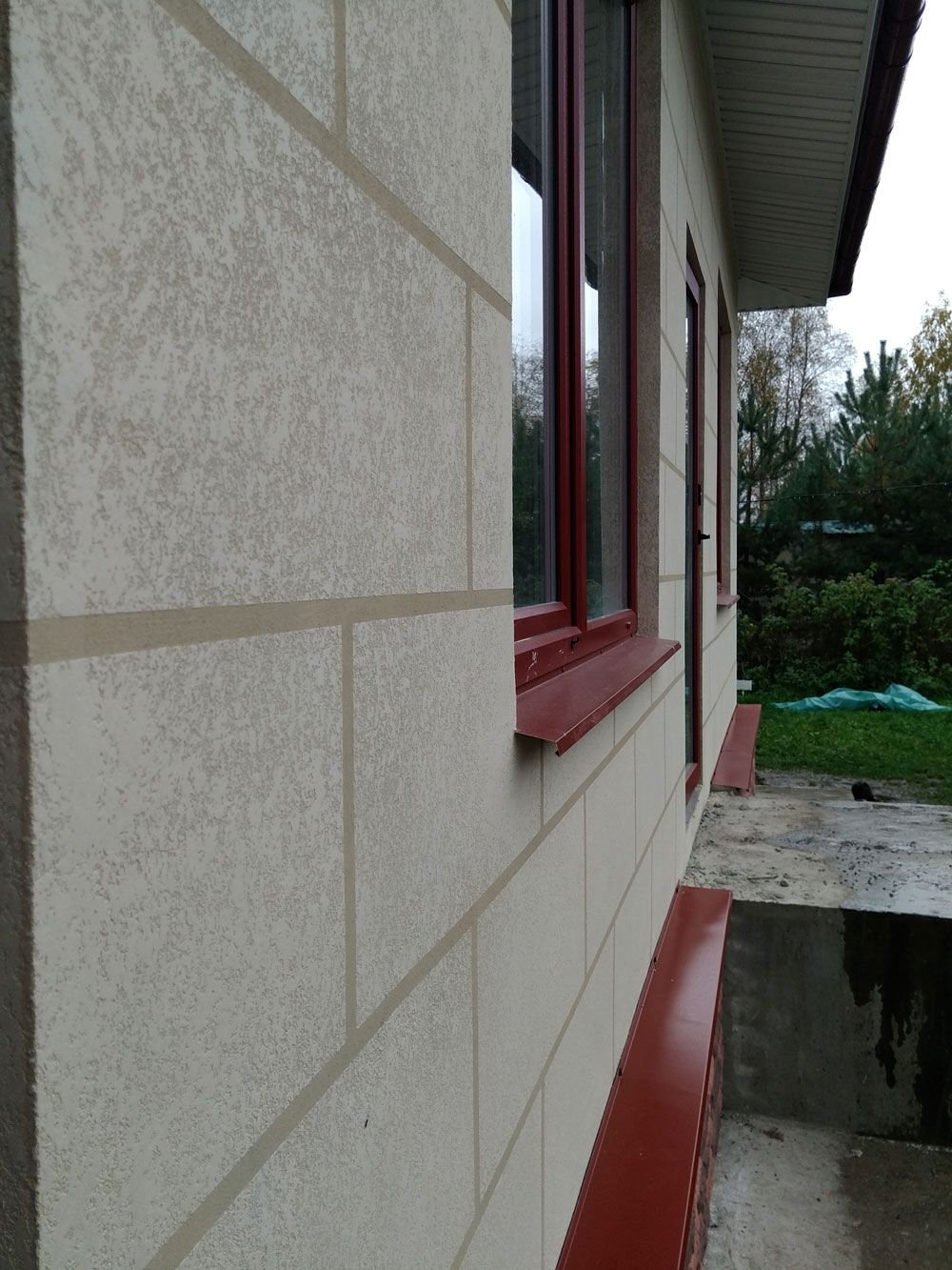 Травертин штукатурка фасадная