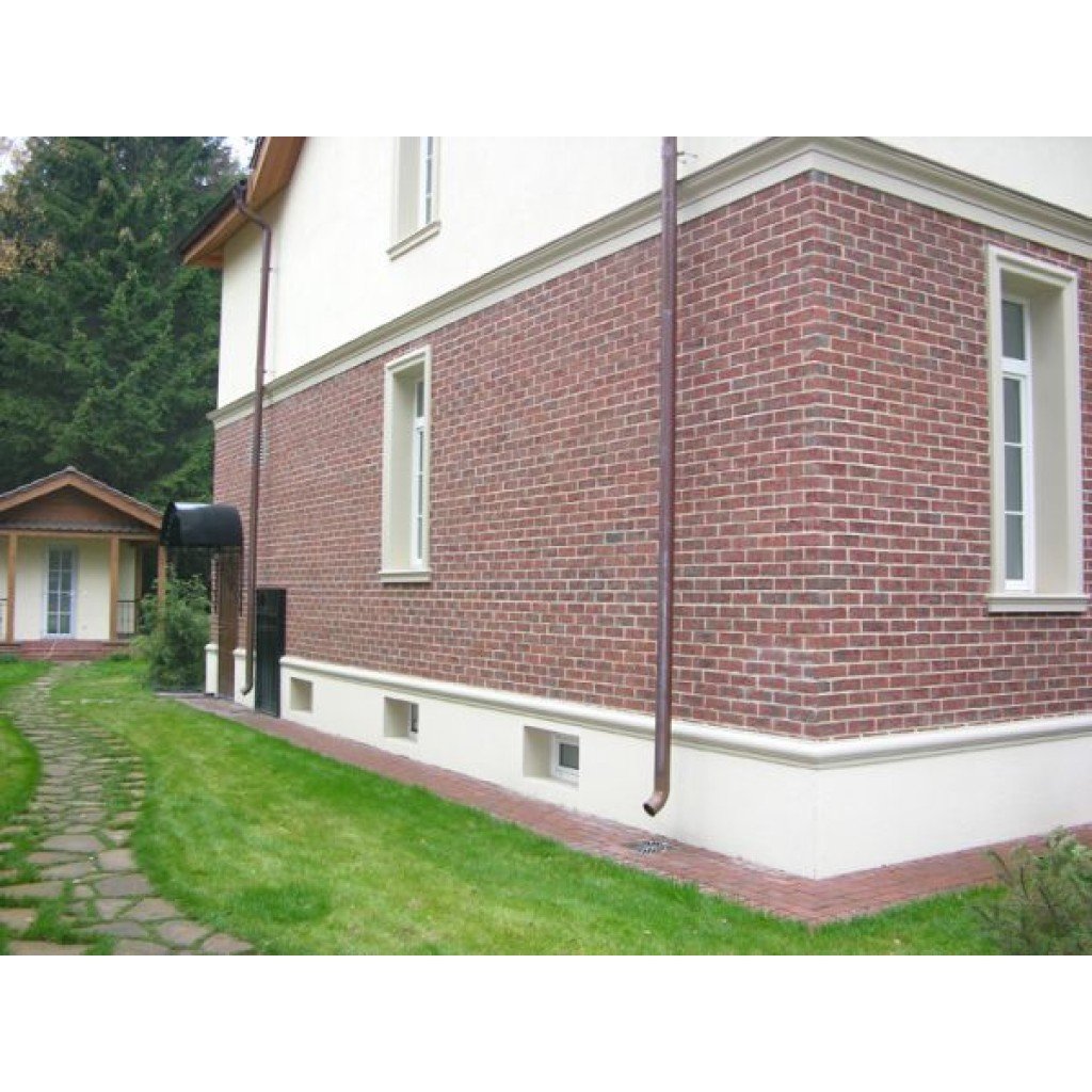 Фасад штукатурка и клинкерная плитка