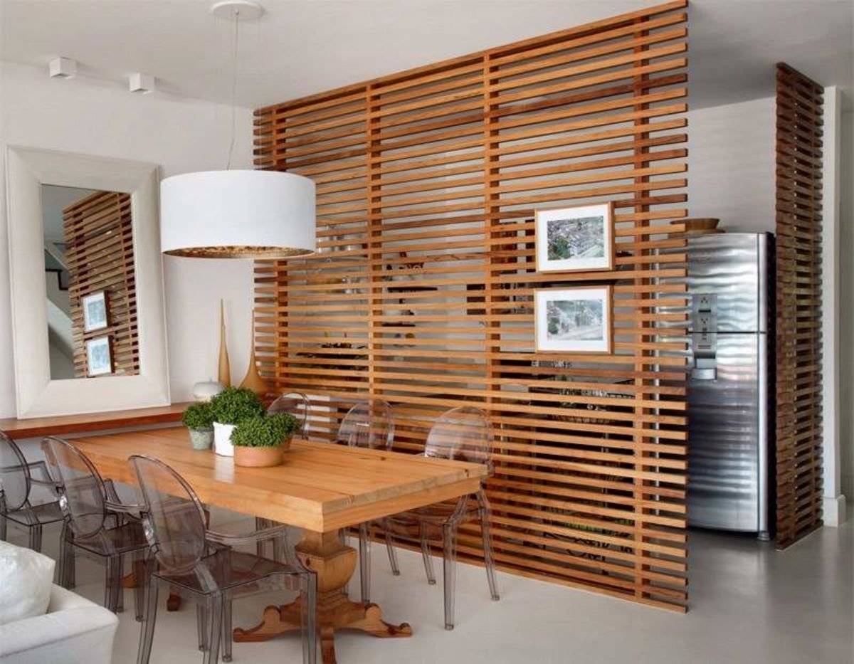 Реечные перегородки Хольц