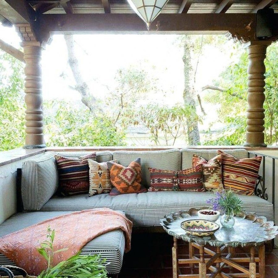 Подушки в беседку