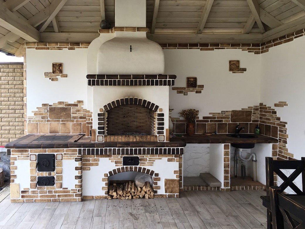 Печной комплекс для летней кухни