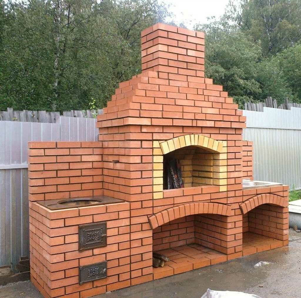 Барбекю из кирпича