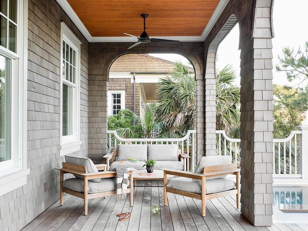 Веранда в американском стиле