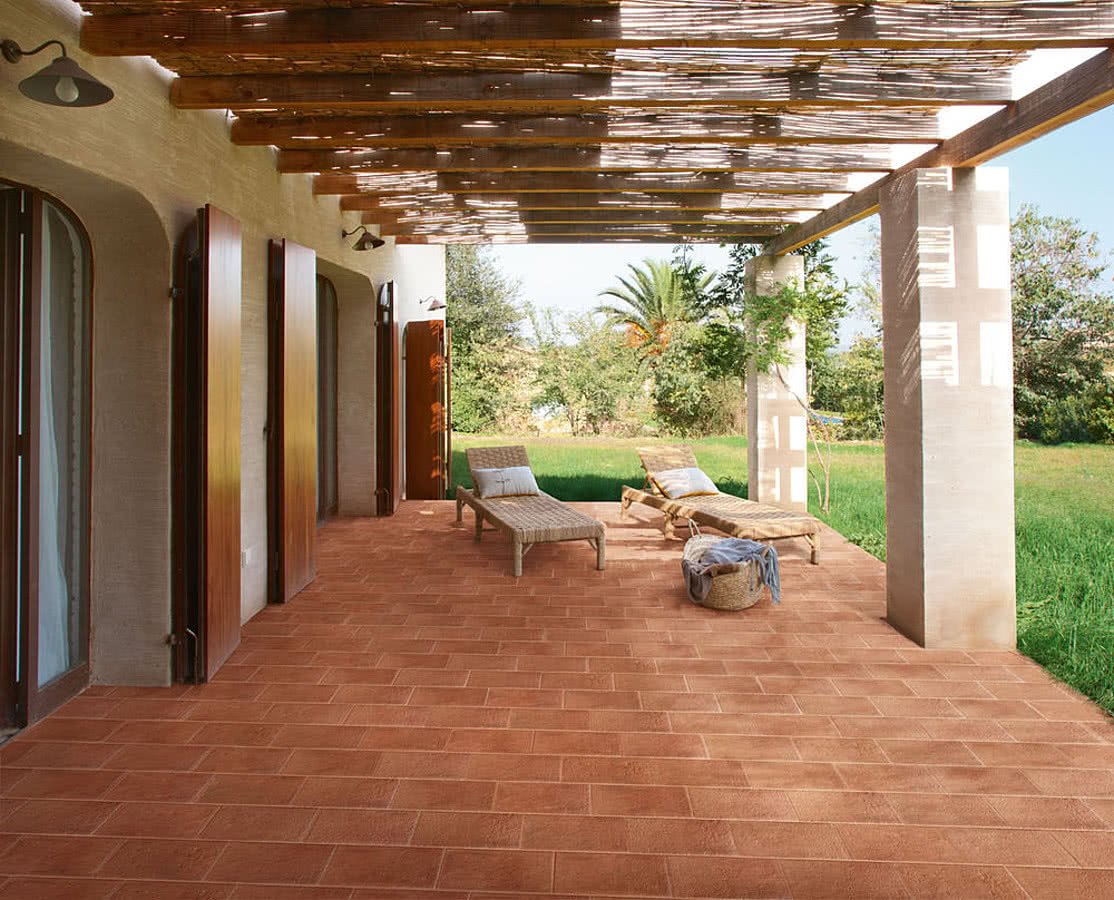 Терраса из плитки