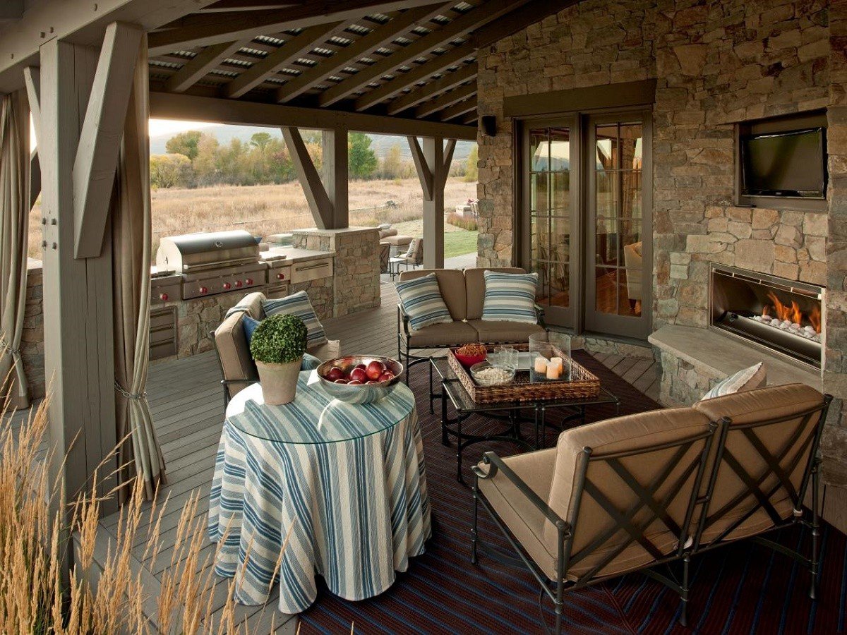 Фазенда "веранда в стиле Шале"