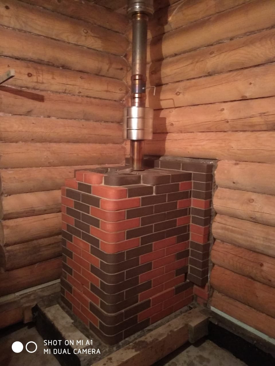 Обкладка печи Гефест кирпичом
