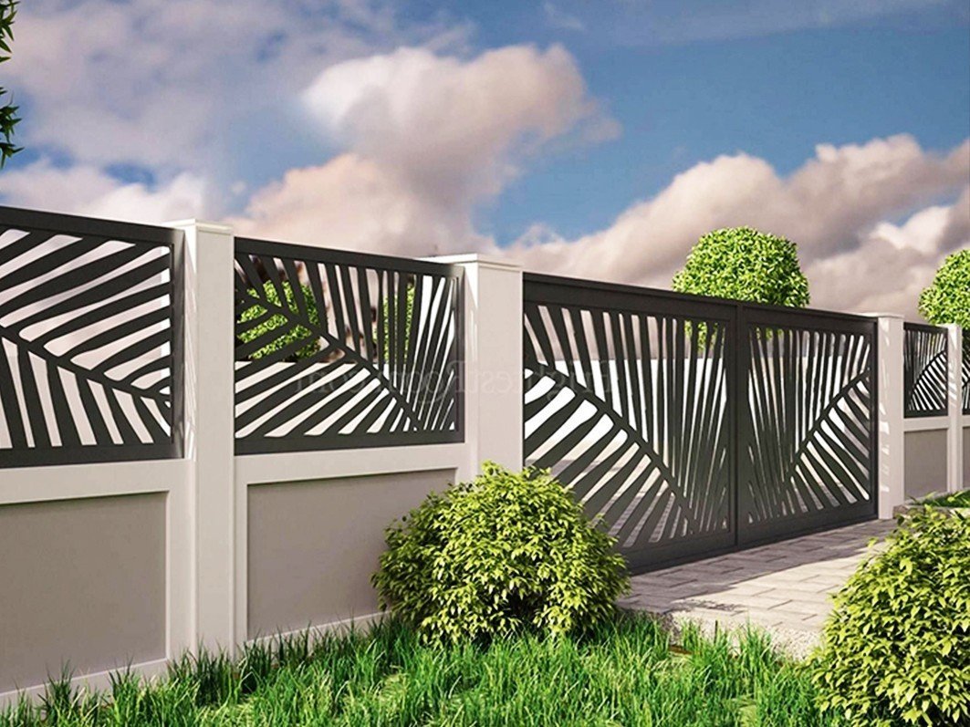 Современные металлические ограждения