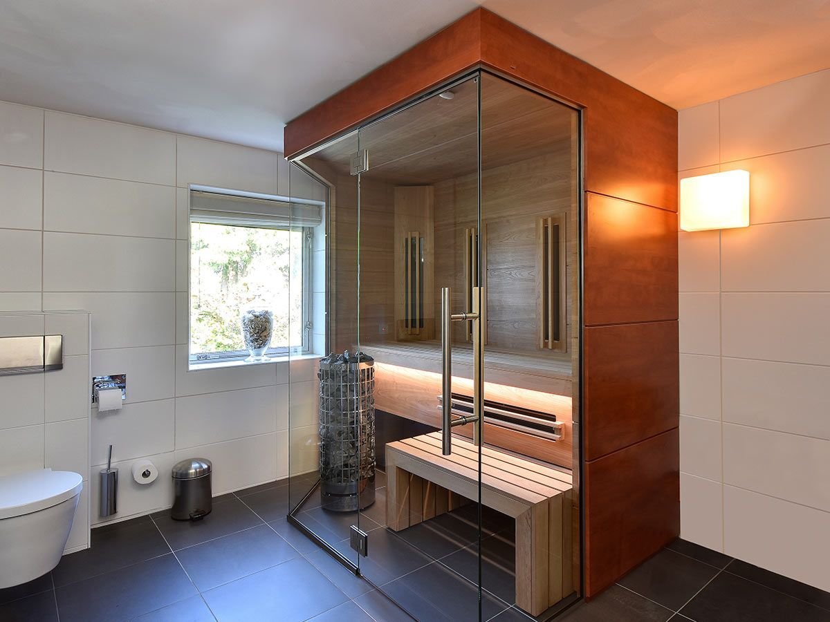 Ванная комната с сауной в квартире