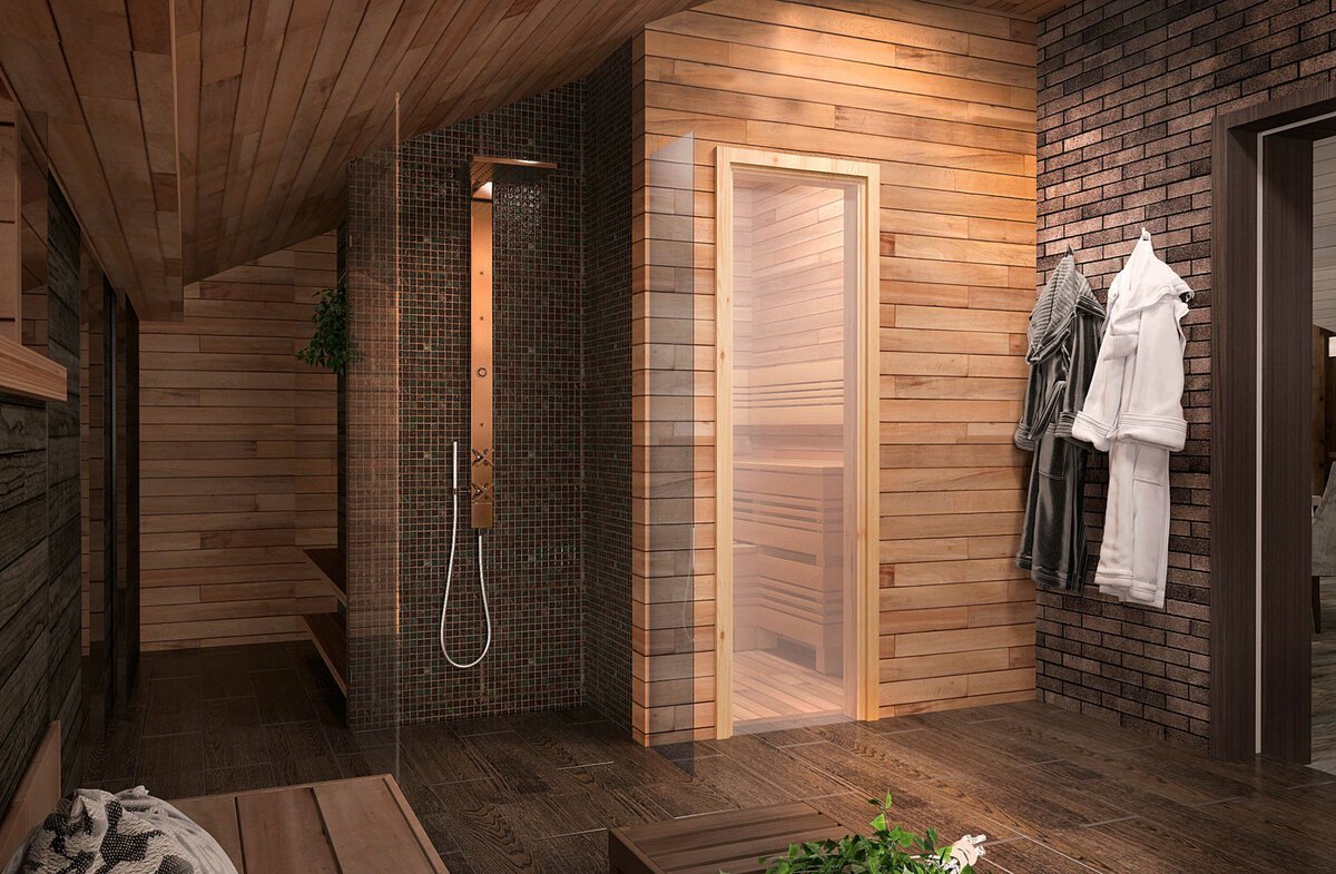 Душевая в бане