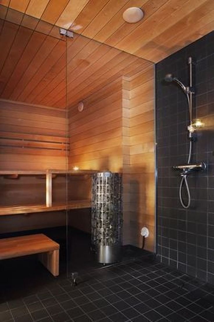 Душ в парилке