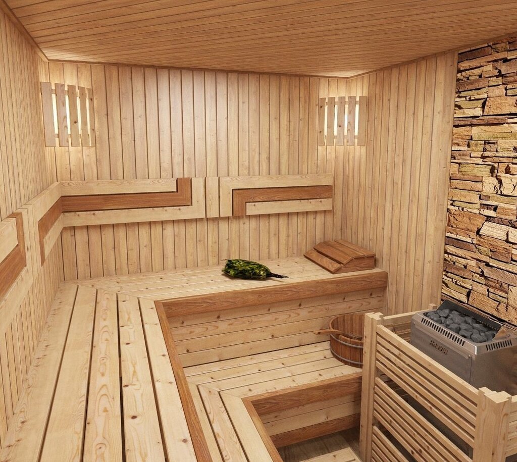 Баня 3 на 3 отделка внутри