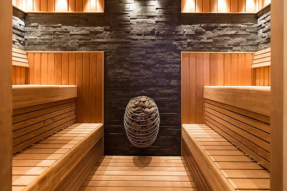 Дизайнерская отделка бани