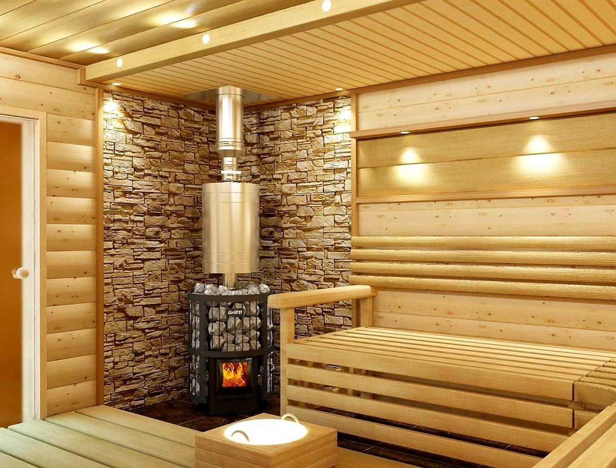 Печь для парилки 2х2