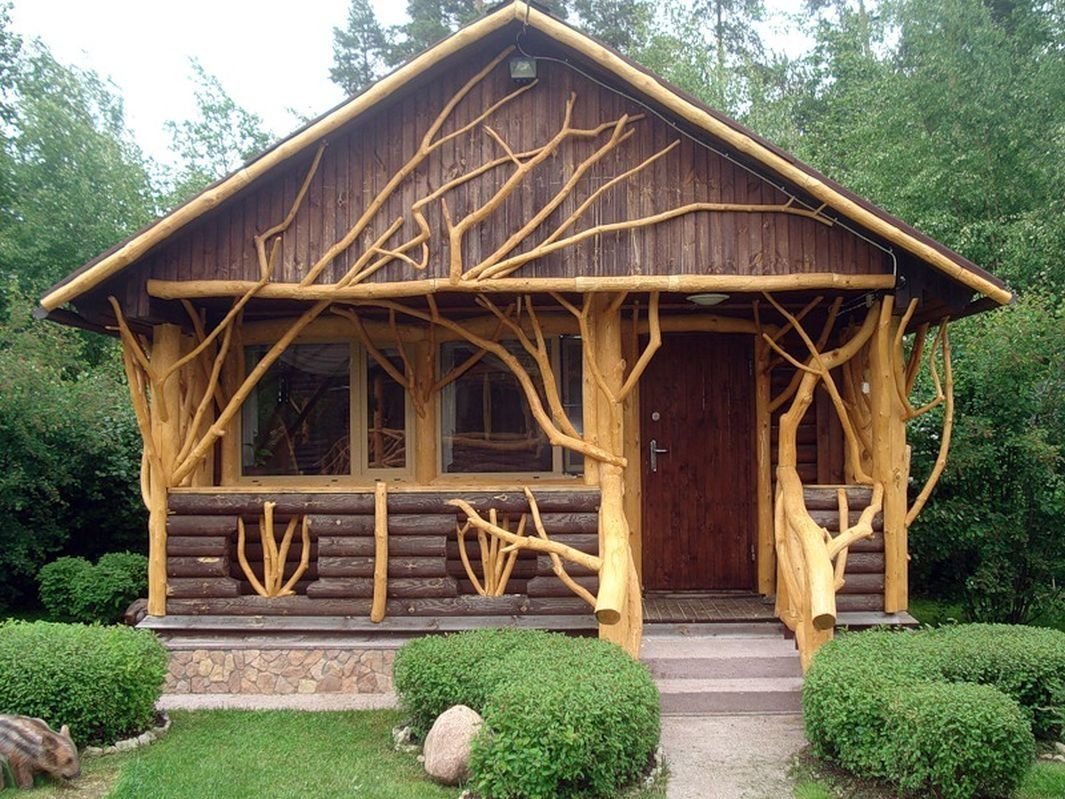 Необычные беседки из дерева