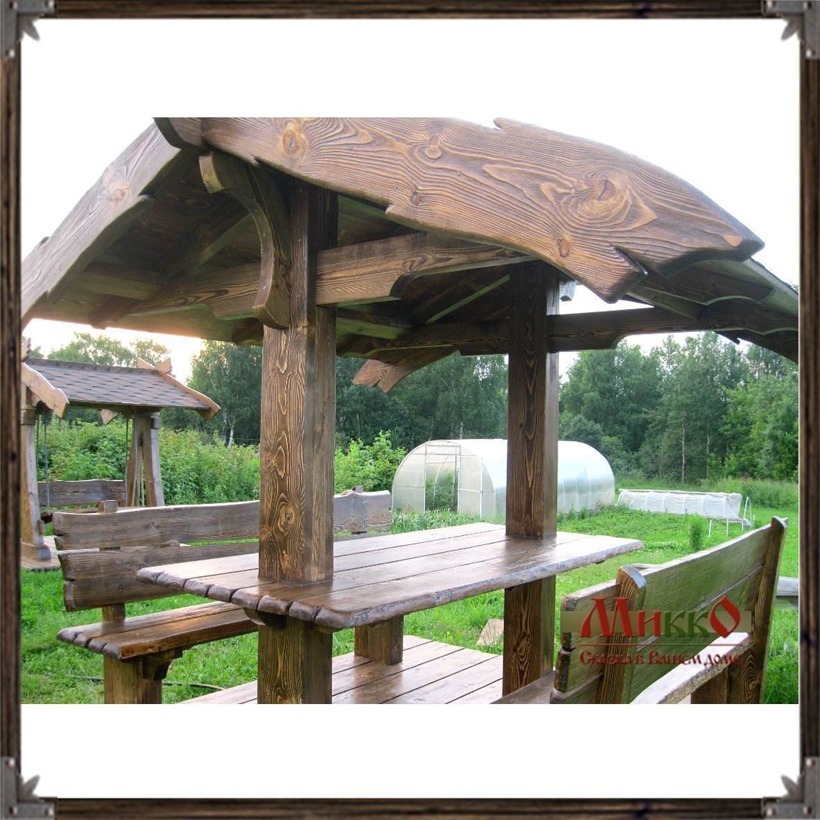 Беседка под старину