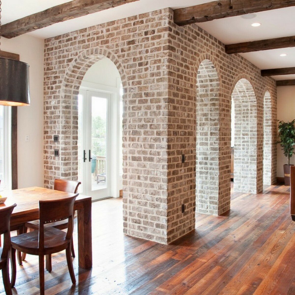 Внутренняя отделка под кирпич