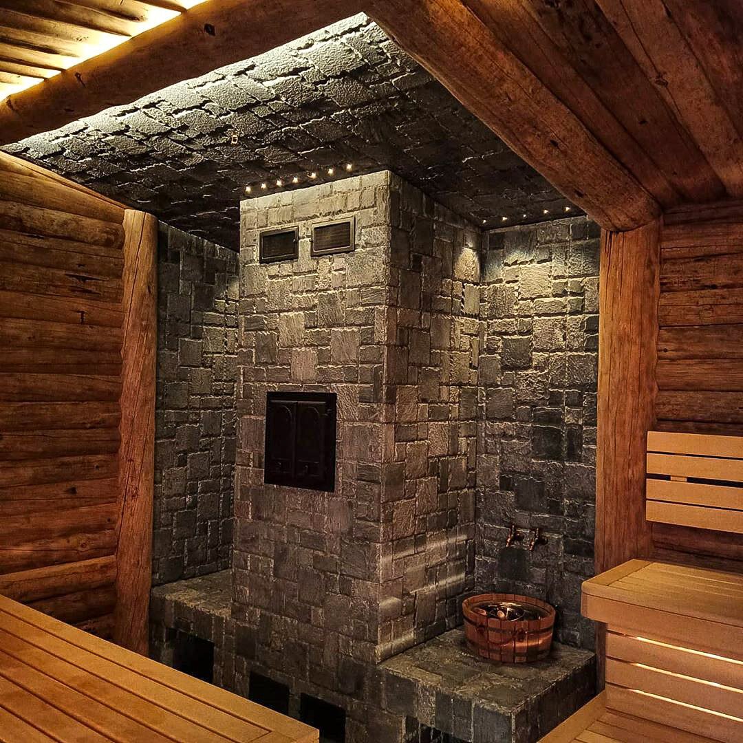Каменная печь для бани