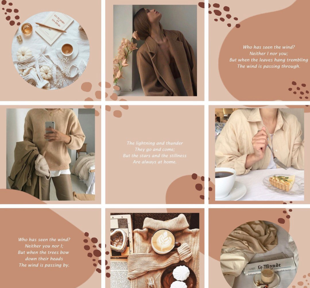 Лента инстаграма в одном стиле