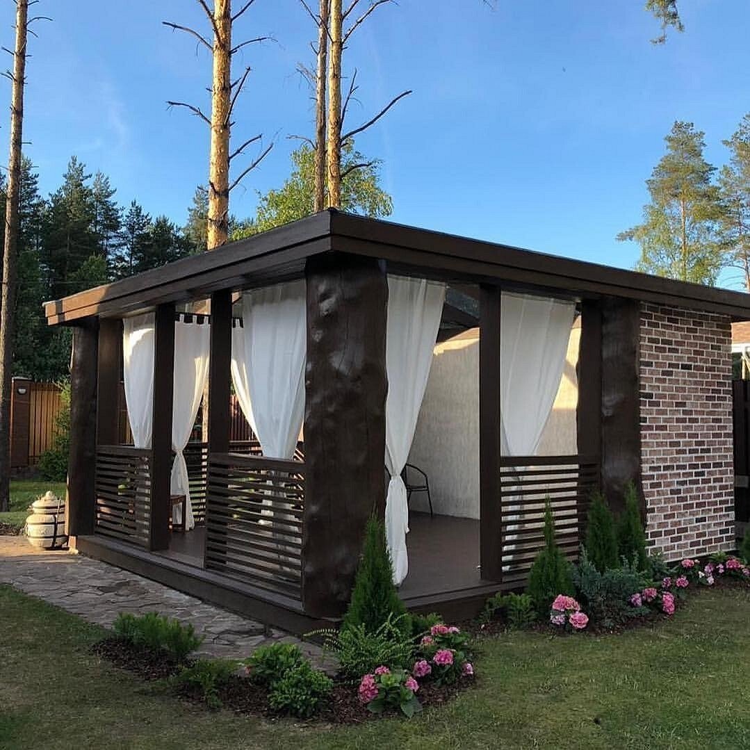 Беседка 3на5 односкатная