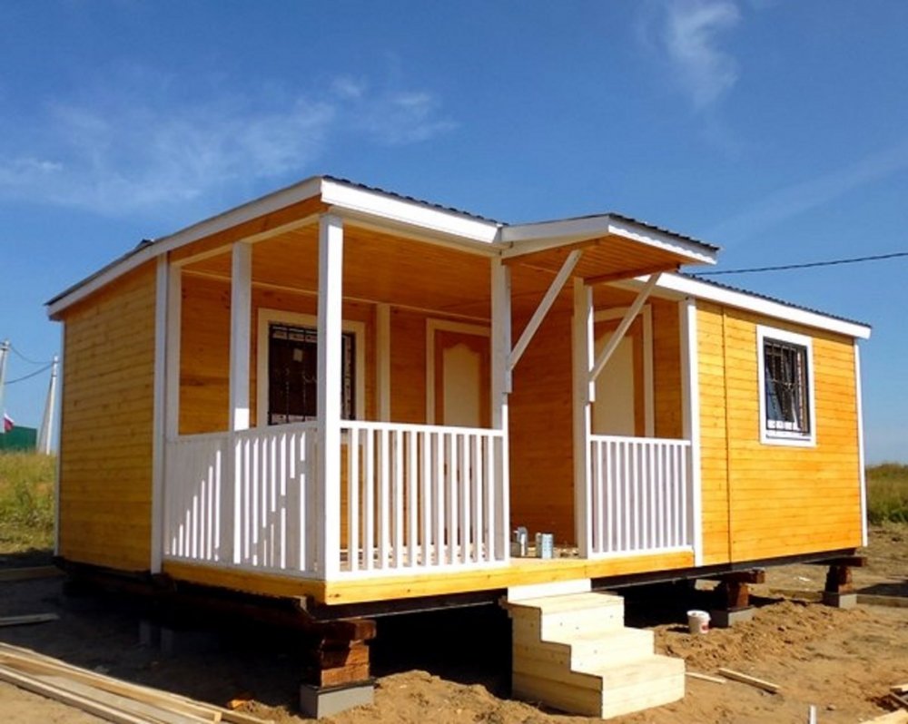 Домик из вагончика