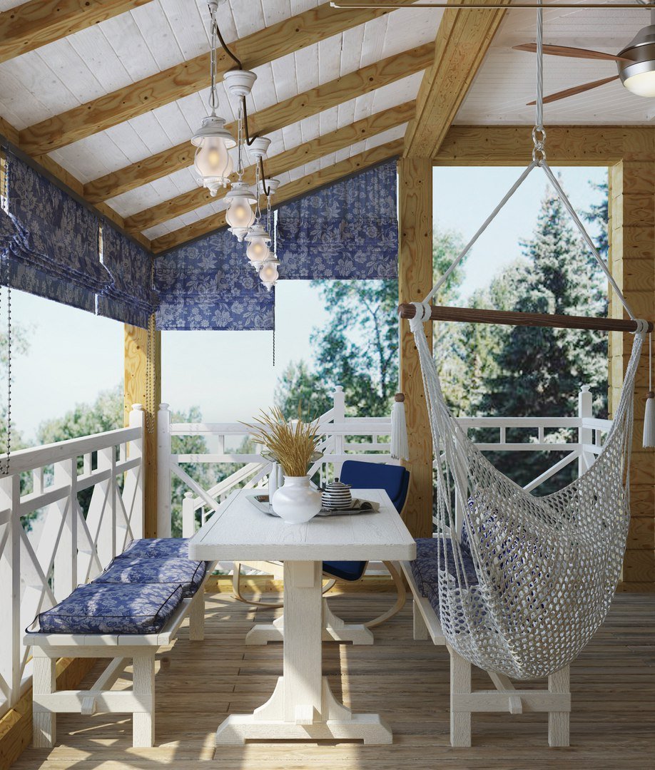 Веранда в стиле Прованс