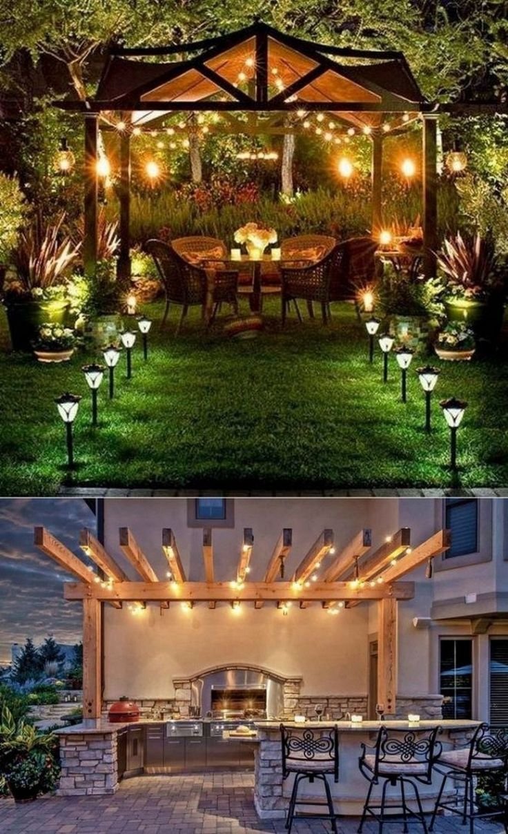 Освещение загородного участка